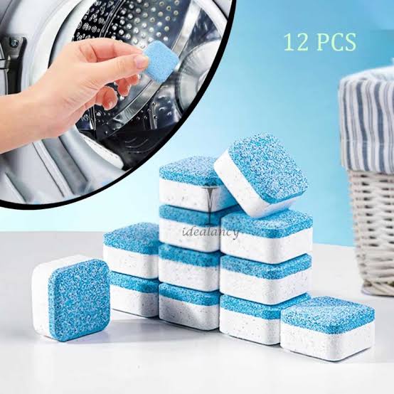 12 Pcs Washing Machine Cleaner Tablets