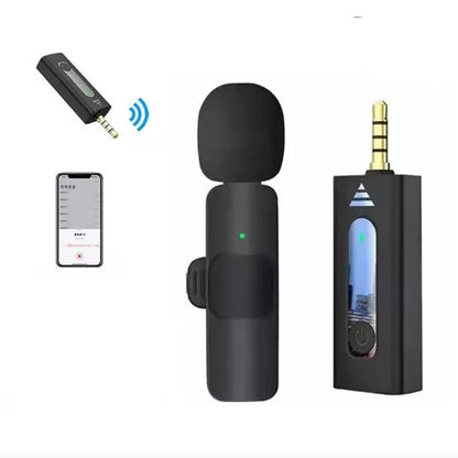 K35 Wireless Lavalier Microphone – For Mobile & Camera