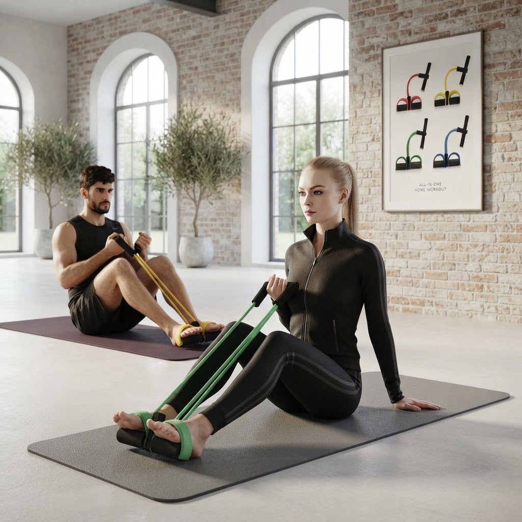 Rubber Pull Tummy Trimmer Resistance Band
