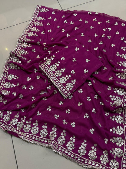 Handmade Gotta Work 2-Piece Chiffon Suit