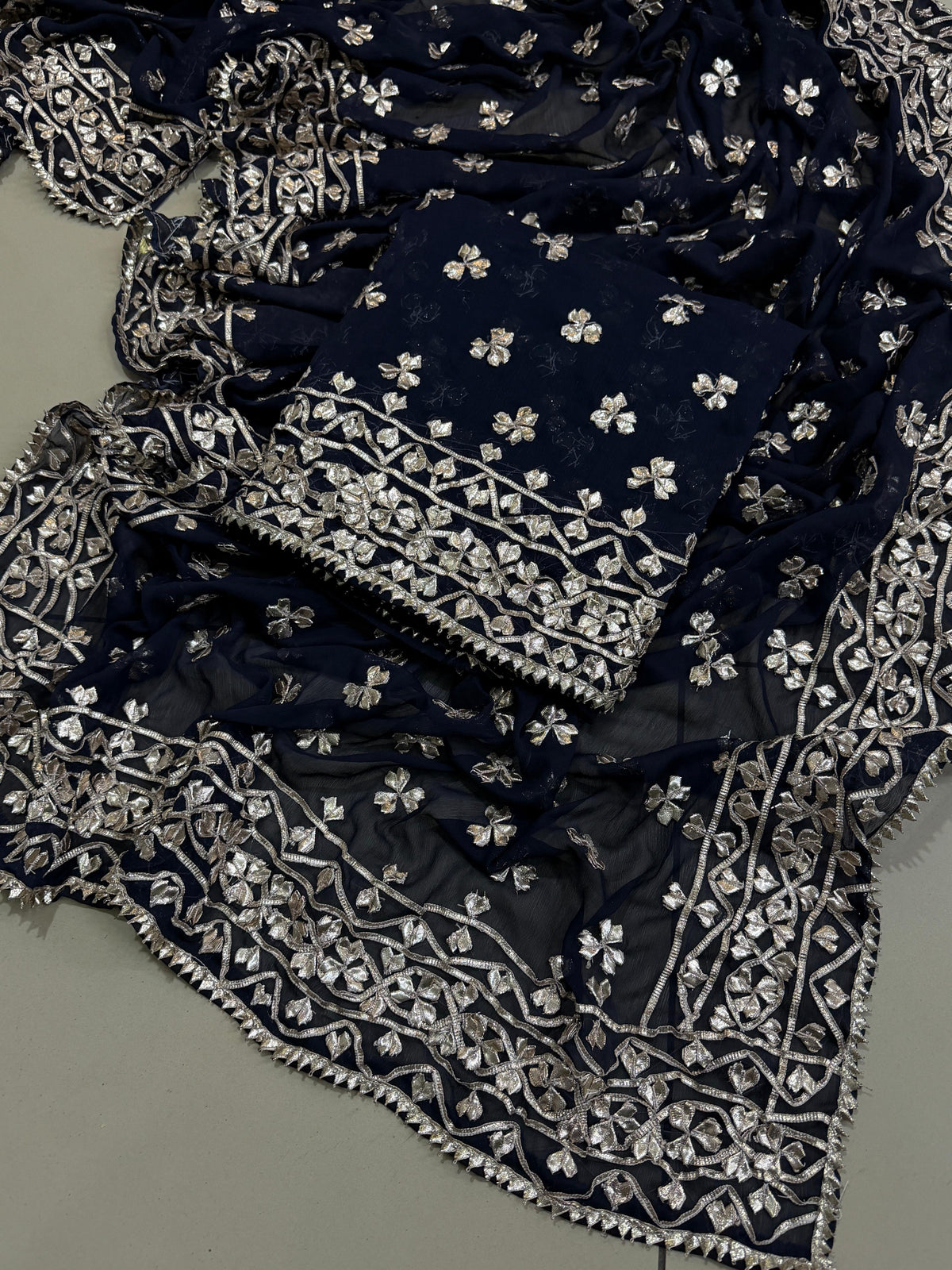Handmade Gotta Work 2-Piece Chiffon Suit