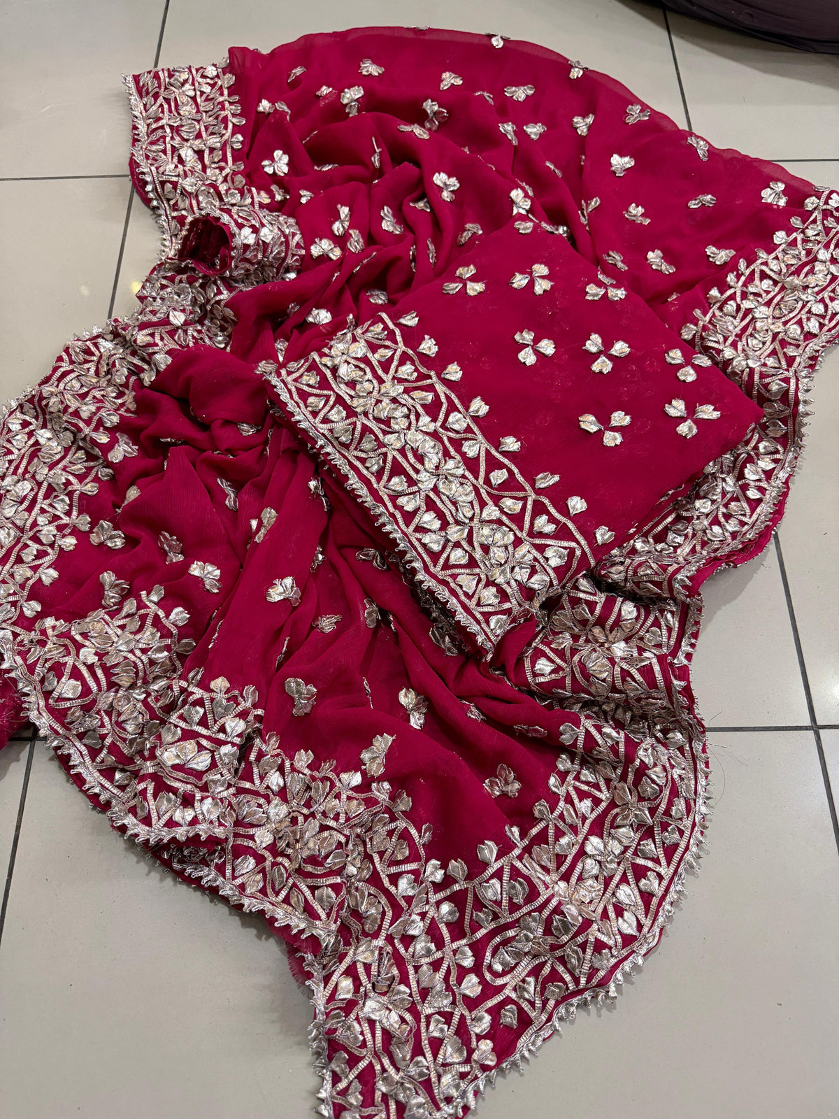 Handmade Gotta Work 2-Piece Chiffon Suit