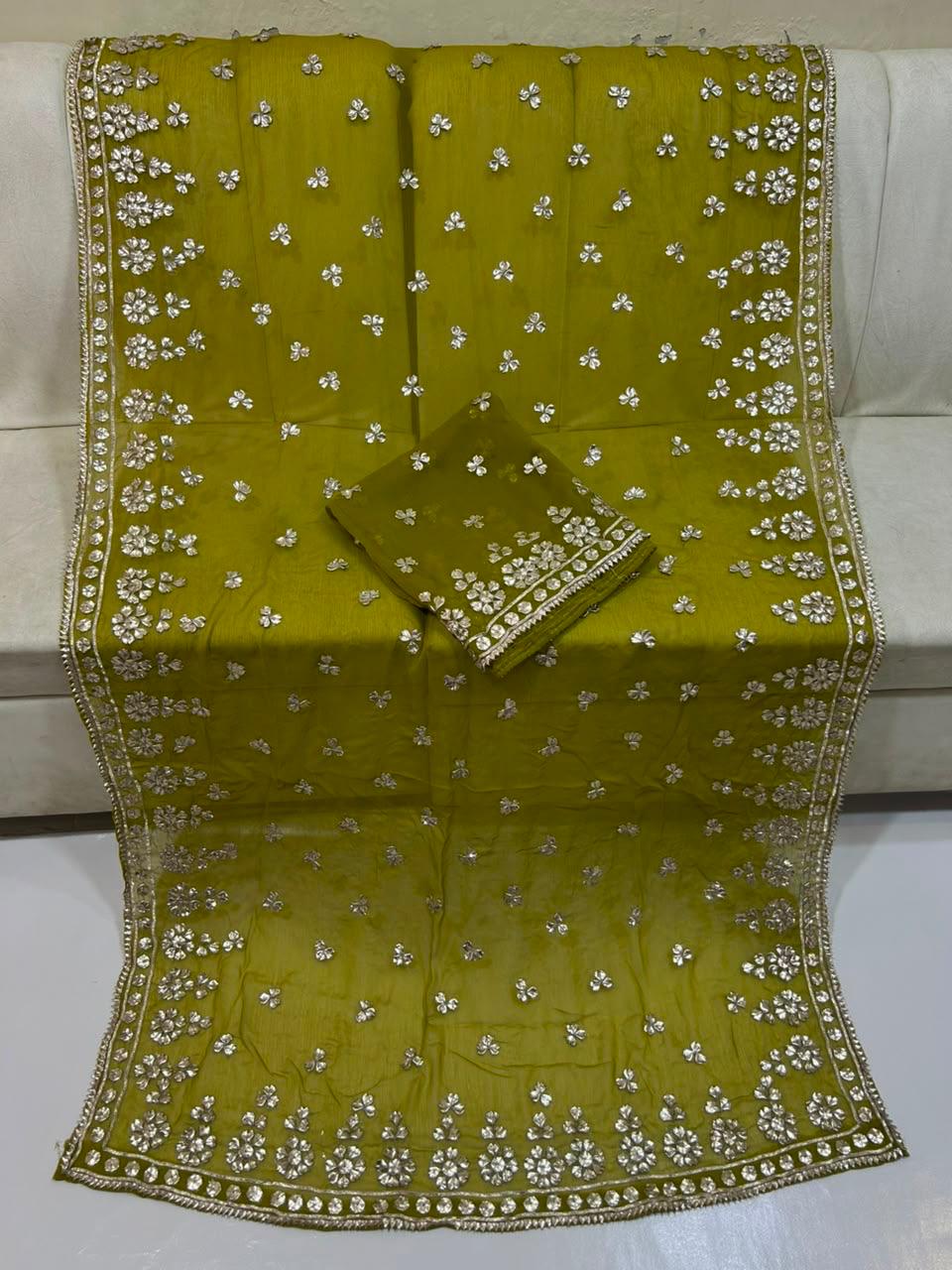 Handmade Gotta Work 2-Piece Chiffon Suit