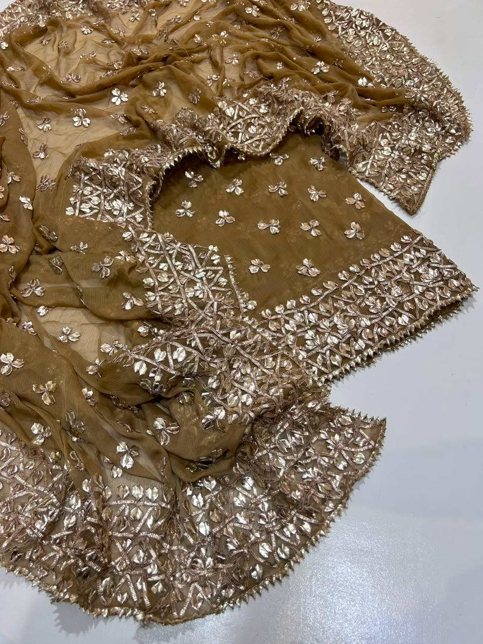 Handmade Gotta Work 2-Piece Chiffon Suit