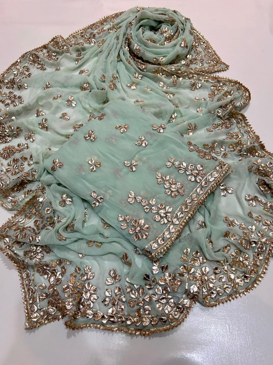 Handmade Gotta Work 2-Piece Chiffon Suit
