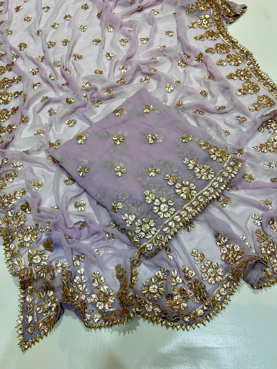 Handmade Gotta Work 2-Piece Chiffon Suit