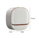 Wall Mounted Soap Holder with Drain Tray - Waterproof Soap Dish Space Saving Bathroom & Kitchen Organizer