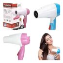 Nova Hair Dryer NV 1290 – Durable, Comfortable & Reliable Hair Styling Dryer (Random Color)