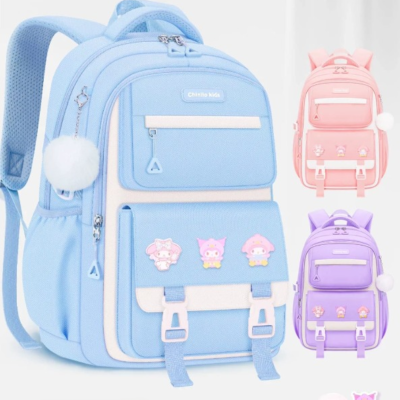 Premium Waterproof School Bag for Kids | Durable Backpack 43×30cm | Spacious Lightweight School Bag for Boys & Girls (Grade 1–5) – Blue