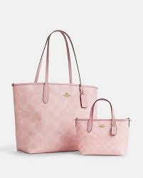 Stylish Pink Tote Bag for Women – Durable Shoulder Handbag 16×11 Inch Large Capacity Fashion Tote Purse