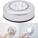 LED Tap Light – Stick On Push Button Wireless Night Light for Closets & Cabinets