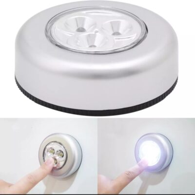 LED Tap Light – Stick On Push Button Wireless Night Light for Closets & Cabinets