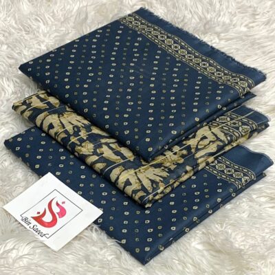 Bin Saeed 100% Original Printed Lawn 3PC Suit Article 01
