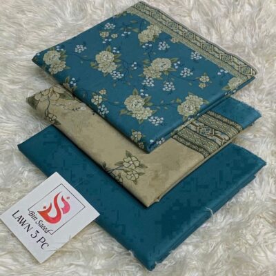 Bin Saeed 100% Original Printed Lawn 3PC Suit Article 03