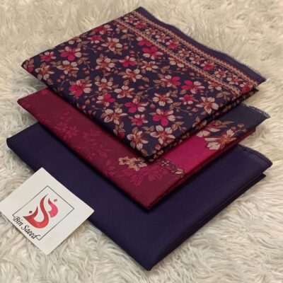 Bin Saeed 100% Original Printed Lawn 3PC Suit Article 19
