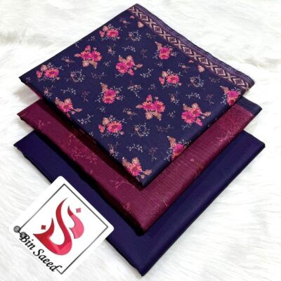 Bin Saeed 100% Original Printed Lawn 3PC Suit Article 31