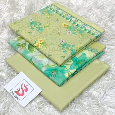 Bin Saeed 100% Original Printed Lawn 3PC Suit Article 33