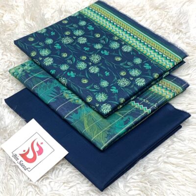 Bin Saeed 100% Original Printed Lawn 3PC Suit Article 38