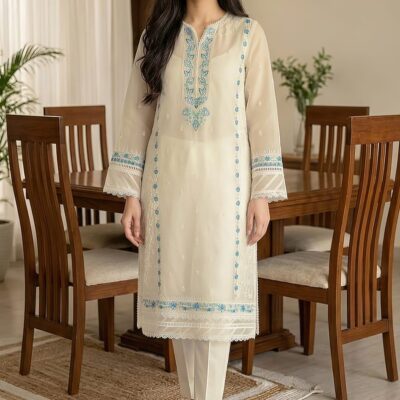 Agha Noor 6145 Airjet Lawn – Premium Embroidered Summer Suit