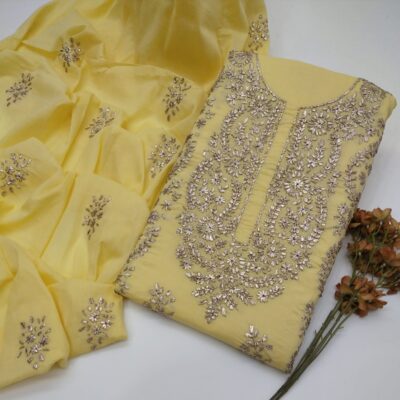 New Summer Collection 2026 Pure Lawn Handmade Gota Work 3PC Dress for Women
