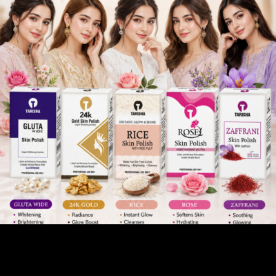 Tarisha Professional Skin Polish Collection – Special Discount Offer for Beauty Parlors! ✨  Upgrade Your Salon with Premium Skin Polish Treatments at Exclusive Wholesale Prices. Limited Time Offer for Professional Beauty Parlors Only!