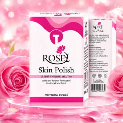 Rose Skin Polish – Professional Skin Brightening & Exfoliating Polish for Smooth, Glowing & Radiant Skin